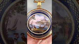 WILLIAM ILBERY pocket watch in gold and enamel, early 19th century  #enamelwatches