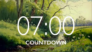 7 Minute Timer with Relaxing Music and Alarm 🎵⏰