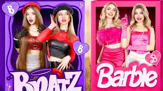 Barbie Became New Girls At School! Barbie vs Bratz
