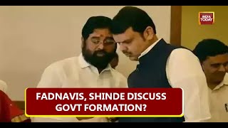 BJP Leader Devendra Fadnavis Reaches His Residence After Purported Secret Meeting With Eknath Shinde