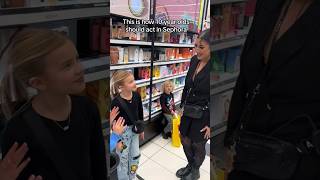 How EVERYONE should act in Sephora❤️ #viral #sephora #tweens