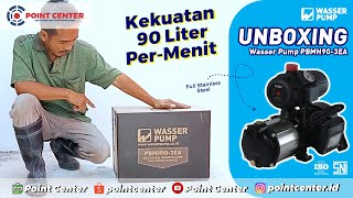 Pompa Air Kencang | Dengan Suara Halus Kekuatan 90lpm | Unboxing WASSER PBMH90-3EA