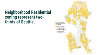 One Seattle Plan - Updating Seattle's Neighborhood Residential Zones