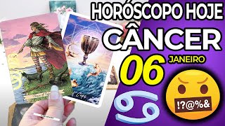 🆘 URGENTE 🆗 QUE SURPRESA VOCÊ VAI TER 🤬 Horóscopo do dia de hoje CÂNCER 6 janeiro 2025 ♋ tarô Câncer