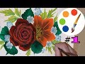 How to paint a Rose and a Lily, part 1, irishkalia