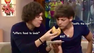 Harry and Louis being a domestic couple