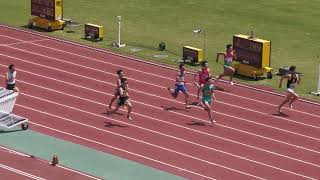 男子100m予選9組 2024千葉県高校総体