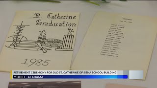 St. Catherine of Siena Catholic School alumni say goodbye before its demolition