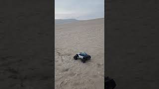 Notorious B.U.G Arrma 6s rc bug on dry lake bed Jetco tires  #rcstunt #rccar #rcrally