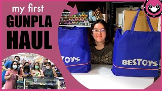 My First GUNPLA HAUL! | I went Gundam Shopping at BEST TOYS Greenhills! | 2022