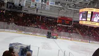 2 Zamboni's in Soo Greyhounds Hockey in Sault Ste Marie!