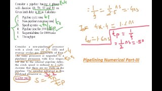 Gate 2015: Pipelining Numerical Examples Part III | COA Tutorial