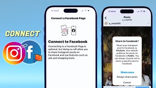 Connect Instagram to Facebook Page! [How to]