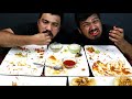 asmr mukbang indian street food eating pani puri pav bhaji chowmein momos samosa vadapav dabeli