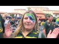 springbok fans celebrate win against fiji