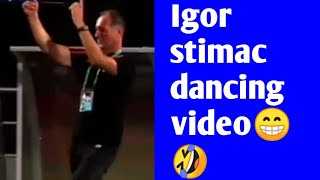 IGOR STIMAC dancing when india scored a goal against Nepal🤣🤣.