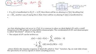 Lec8 DSP Video Down SamplingUpsamplingRational rate conversion