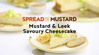 Mustard \u0026 Leek Savoury Cheesecake