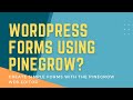 Create Simple Forms with the Pinegrow Web Editor