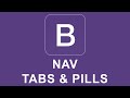 Bootstrap 4 Tutorial 33 - Nav Tabs & Pills