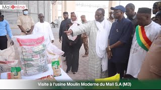 VISITE DU MINISTRE MOUSSA ALASSANE DIALLO À L'USINE M3 SA