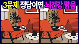 3문제정도는 꼭 찾아주세요 - 다른그림찾기, 틀린그림찾기, 치매예방, 숨은그림찾기, 집중력강화, 그림찾기, 퀴즈