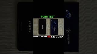 IPHONE 14 PRO MAX VS SAMSUNG S22 ULTRA PUBG TEST WHO WILL WIN #shorts