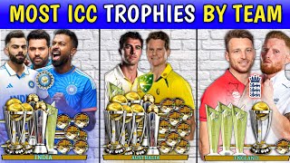 Most ICC Trophy Won by a Team 2023 | ICC Trophy Winner list | most icc Trophy in man's Cricket