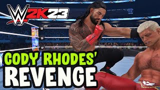 WWE 2K23 Cody Rhodes Epic Finisher On Roman Reigns