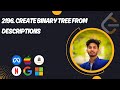 2196. Create Binary Tree From Descriptions | Leetcode | Python - DSA