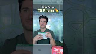 Rapid Review: TB Pharm from my #pharmacology flashcards 💊 #medschool #medstudent #usmle #usmlestep1