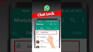 Whatsapp Lock Chat Update| Chat Lock Whatsapp #whatsapptricks