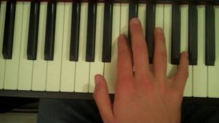 How To Play an A Half-diminished 7th Chord on the Piano