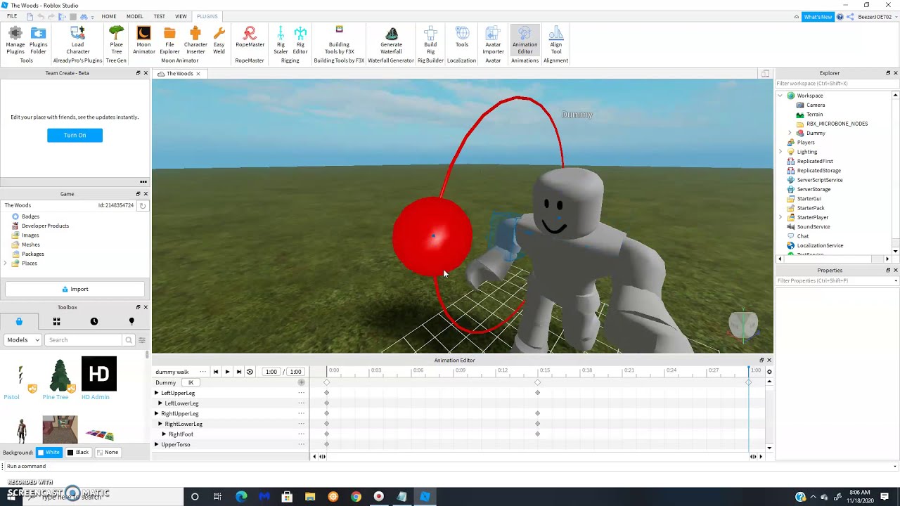 How To Use The Animation Editor In Roblox Studio! - YouTube