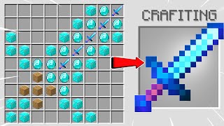 Minecraft, But I Can Craft GIANT Tools.....