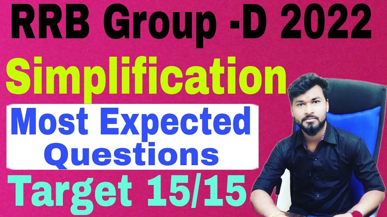 Rrb Group D Reasoning Analysis Simplification Most Expected
