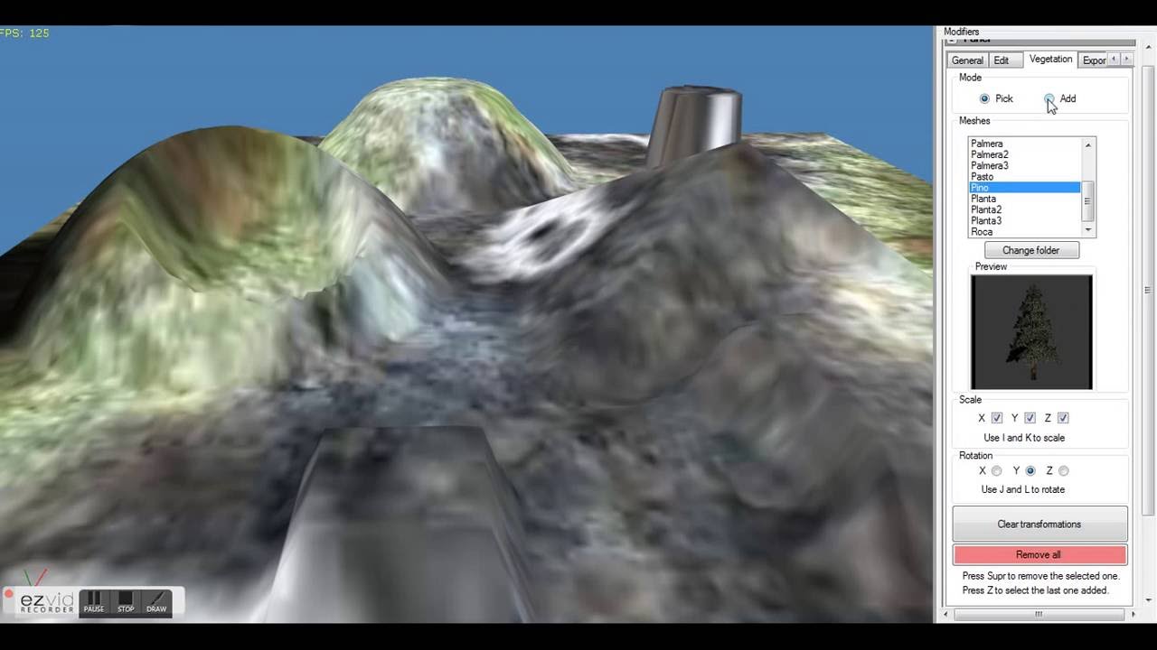 Terrain Editor 20-08-2013 - YouTube