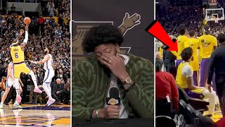 Lebron James breaks ALL-Time Scoring Record, AD CALLED OUT for being Salty and not Celebrating!