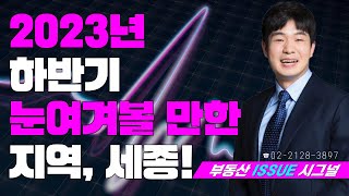 부동산시그널 : 2023년 하반기, 눈여겨볼 만한 지역, 세종!