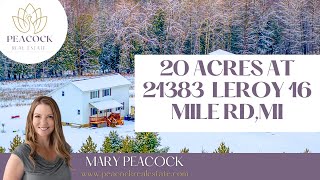 Acre Land with House  for Sale | 21383 16 Mile road Leroy, Michigan |Property for sale in Leroy Mi