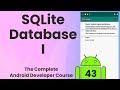 Android SQLite Database part 1 | Android Tutorial #43