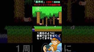 【ファミコン版魔界村２周目】ウッディピッグの森が地獄化【１面終盤】