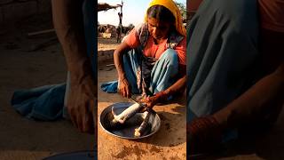 tribal life of Bauri community in deep desert, Bauri women cooking wild food #viral #viralshort