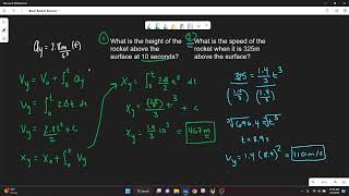 Motion: Basic Rocket Science (Calculus-Based Physics)