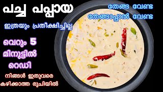 പപ്പായ ഒരു പ്രാവശ്യം ഇങ്ങനെ ഉണ്ടാക്കിയാൽ പിന്നെ ഇങ്ങനെ ഉണ്ടാക്കും | Pappaya Curry | Pappaya Recipes