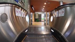 【三菱 エスカレーター】大阪メトロ中央線本町駅御堂筋線行き昇りエスカレーター【MITSUBISHI Escalator】