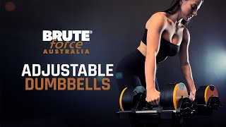 Adjustable Dumbbells by BRUTEforce® Australia