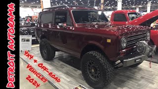 AUTORAMA 2024 OFF-ROAD \u0026 4x4 JEEPS TRUCKS BRONCOS SCOUT RAT ROD \u0026 MORE