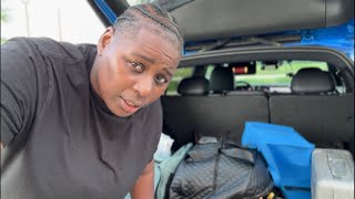 Day 8 homeless cleaning my car