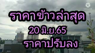 ราคาข้าวล่าสุด 20 มิถุนายน 65/ราคาข้าวเปลือก/ราคาข้าววันนี้